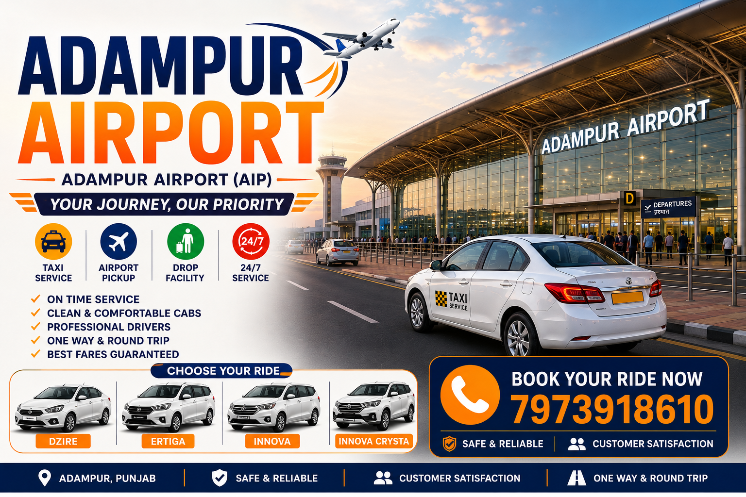 Jaipur Airport Taxi Service